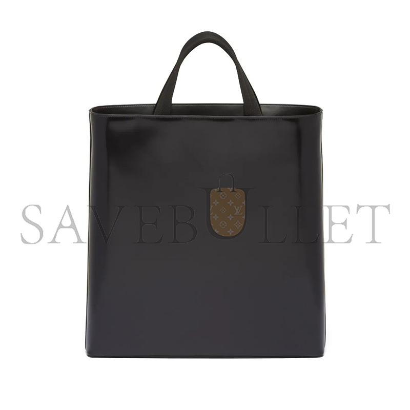 Pra*a logo print tote bag 2vg113 (38*36*6cm)